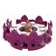 6644896 Magenta Flower Candle