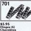 701-3 Hinges