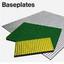 798 Baseplates, Green