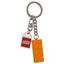 852097 Orange Brick Key Chain