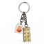 852445 Chrome Gold Brick Key Chain
