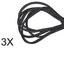 970115 1280 mm Connecting Leads (Pack of 3)