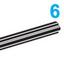 970614 6-Stud Axles (Pack of 50)