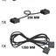 970654 9-Volt Connecting Leads (One each of 128mm 256 mm 1280 mm)
