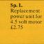 Sp1 4.5V Replacement Motor